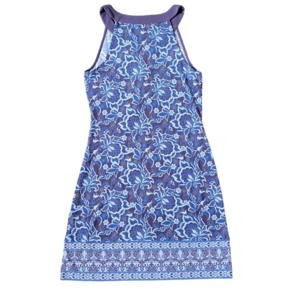 41 Hawthorne Blue and Purple Paisley Dress - Picture 2 of 3